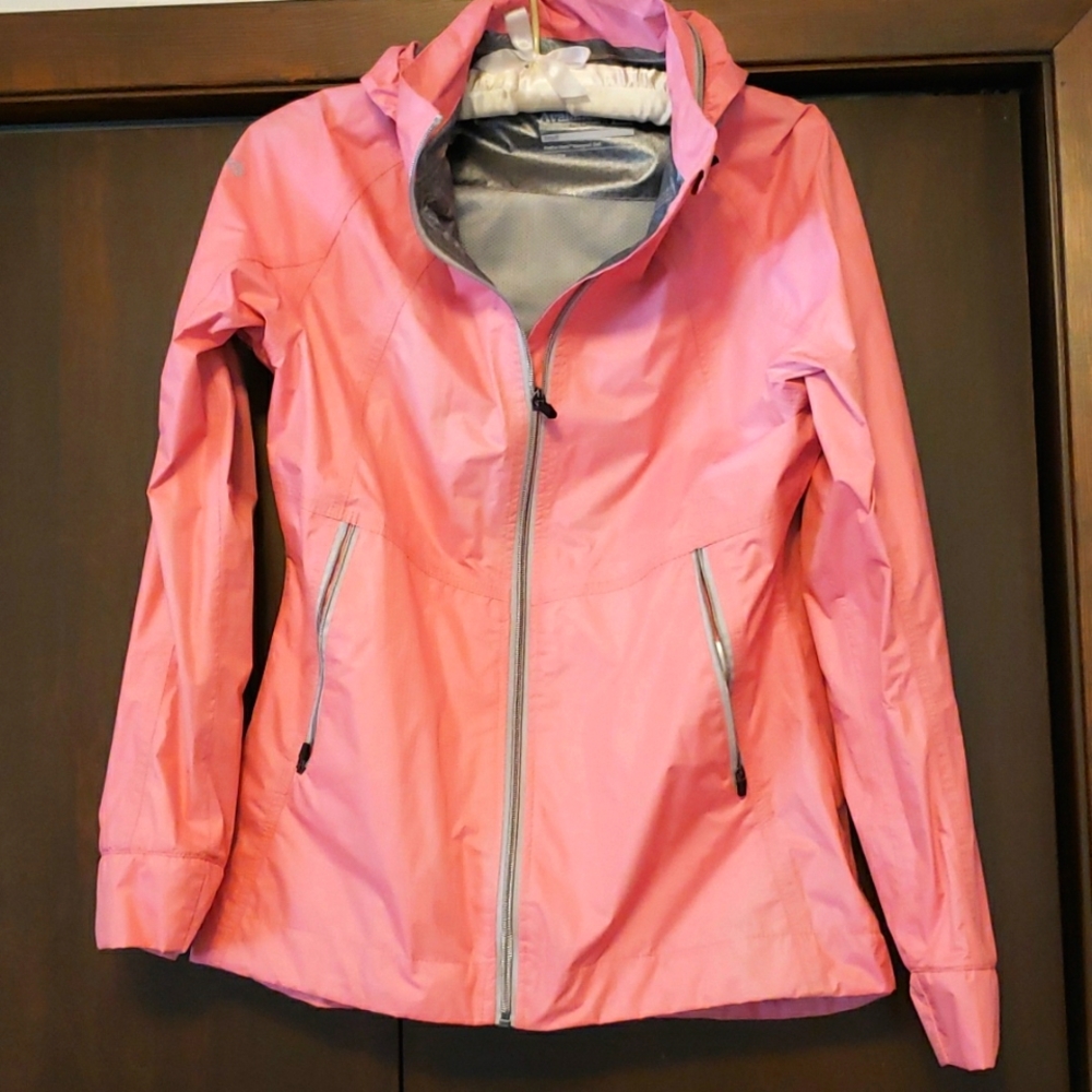 Pink raincoat